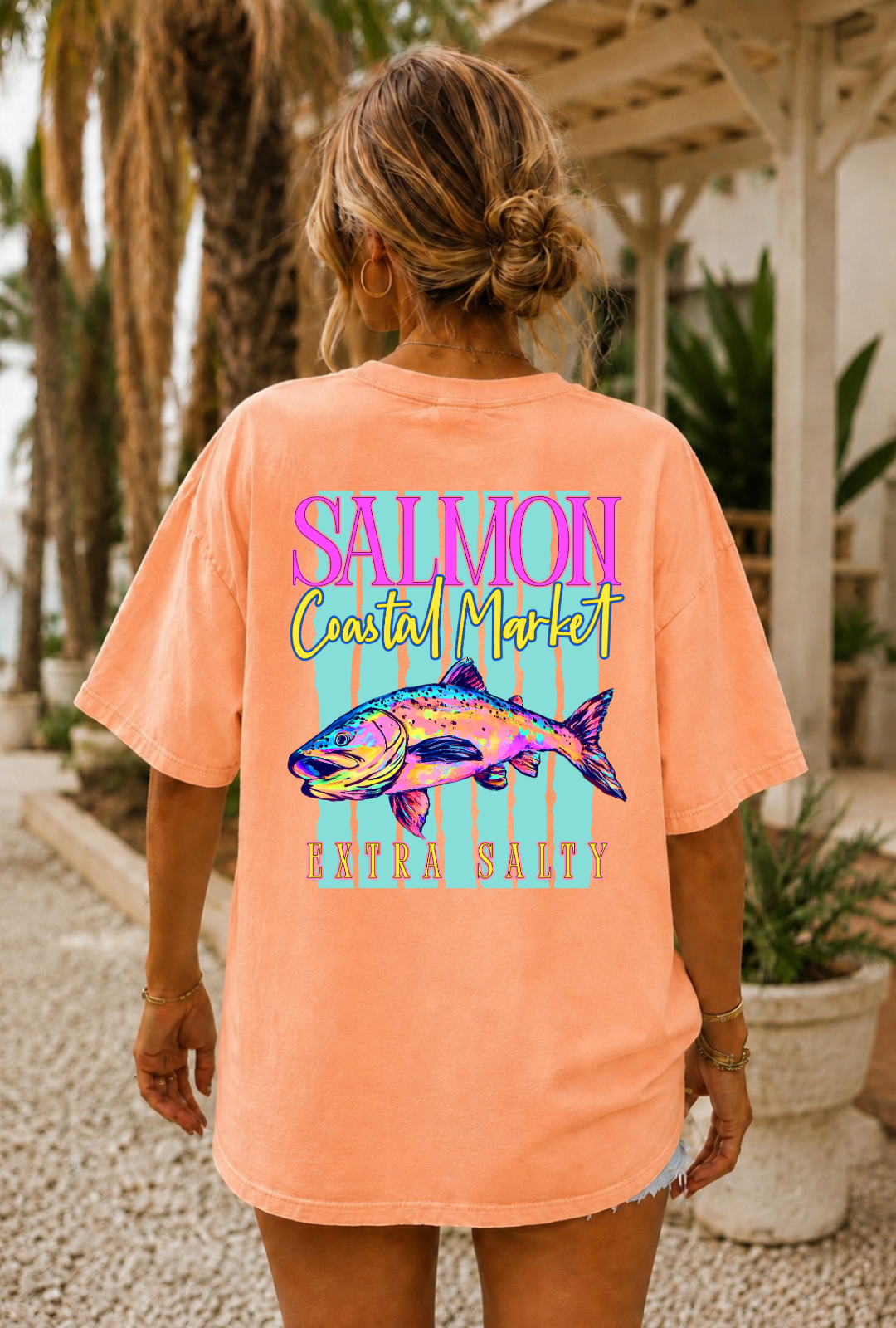 DTF TRANSFER Salmon Coastal Market