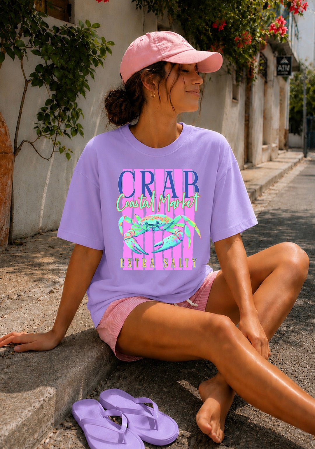 DTF TRANSFER Crab Coastal Market