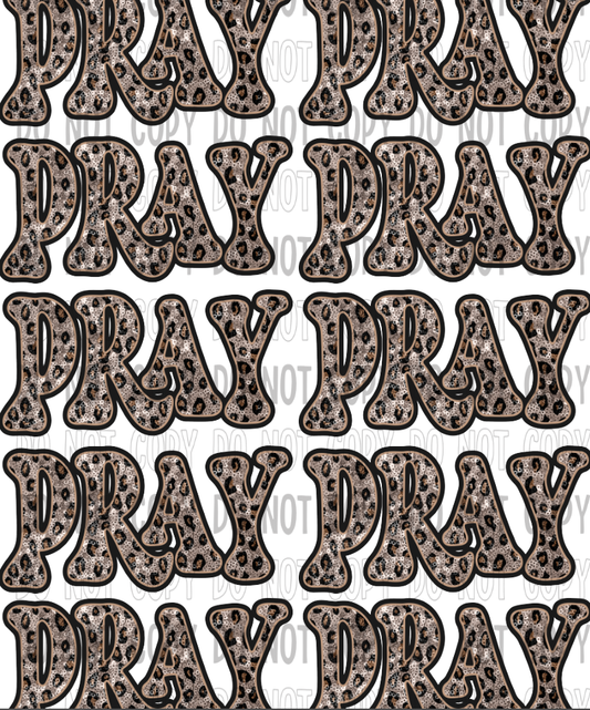 10 for $8.95-PRAY SEQUIN