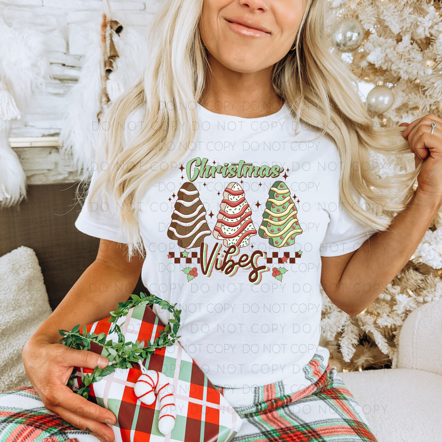 DTF TRANSFER Christmas Vibes