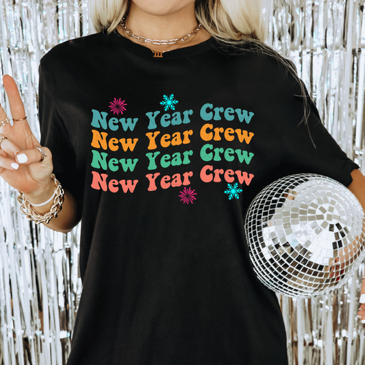 DTF TRANSFER New Year Crew