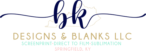 BK Designs &amp; Blanks logo