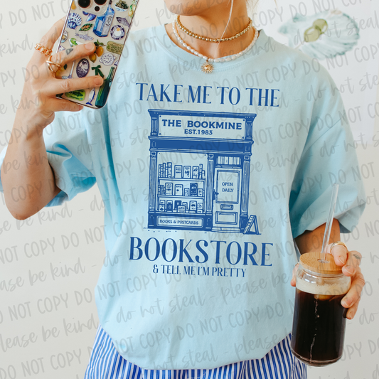 DTF TRANSFER Take Me To The Bookstore