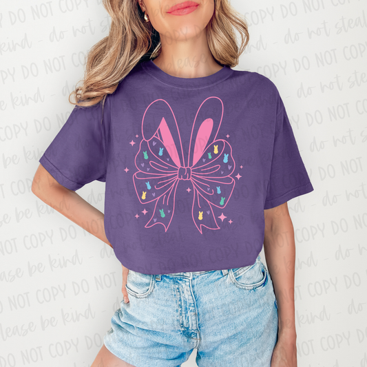 DTF TRANSFER Bunny Bow