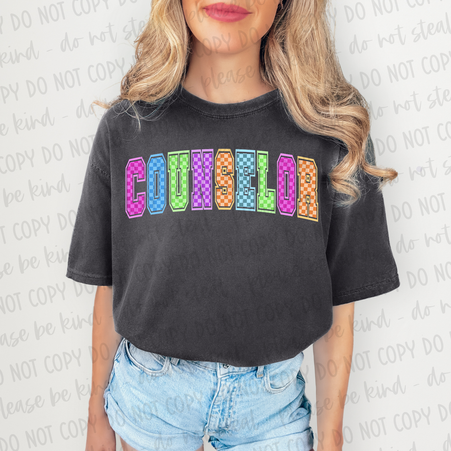 DTF TRANSFER Checkered Counselor
