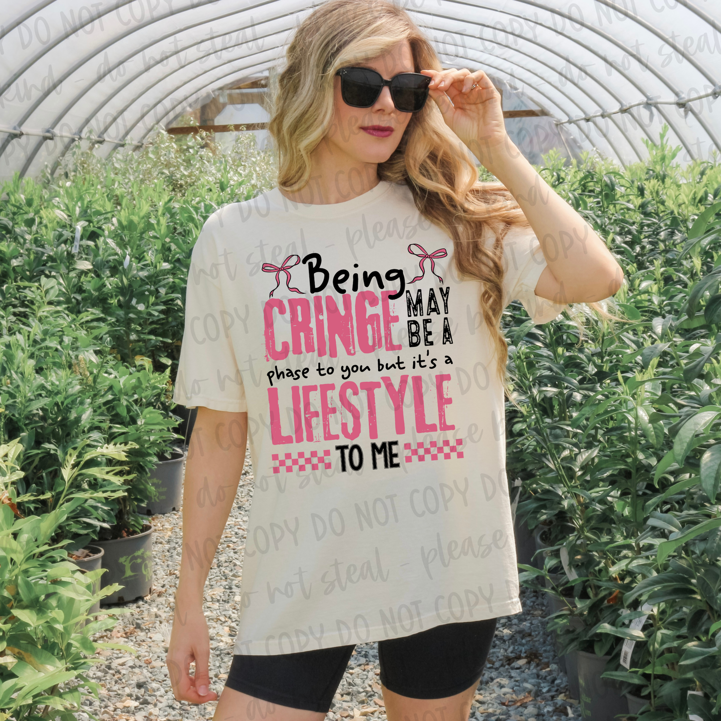 DTF TRANSFER Being Cringe