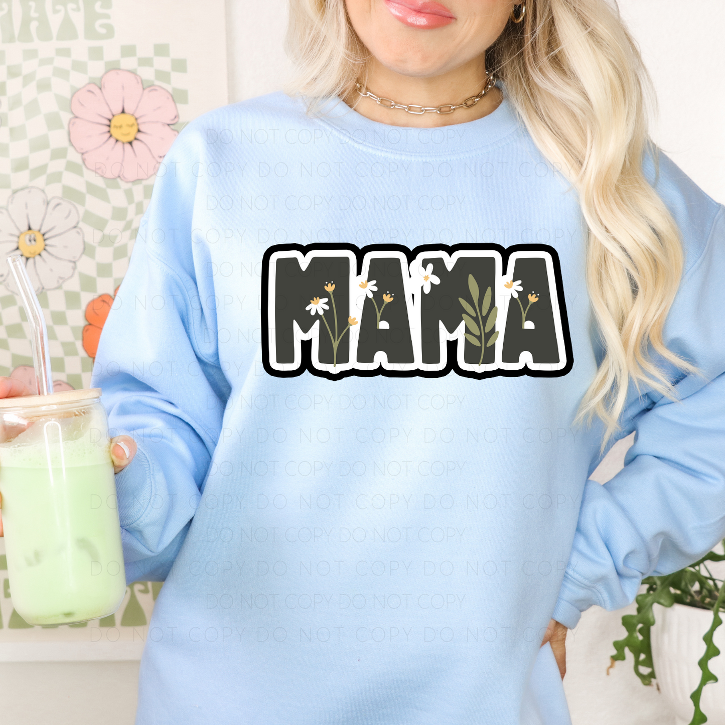 DTF TRANSFER Floral Spring Mama