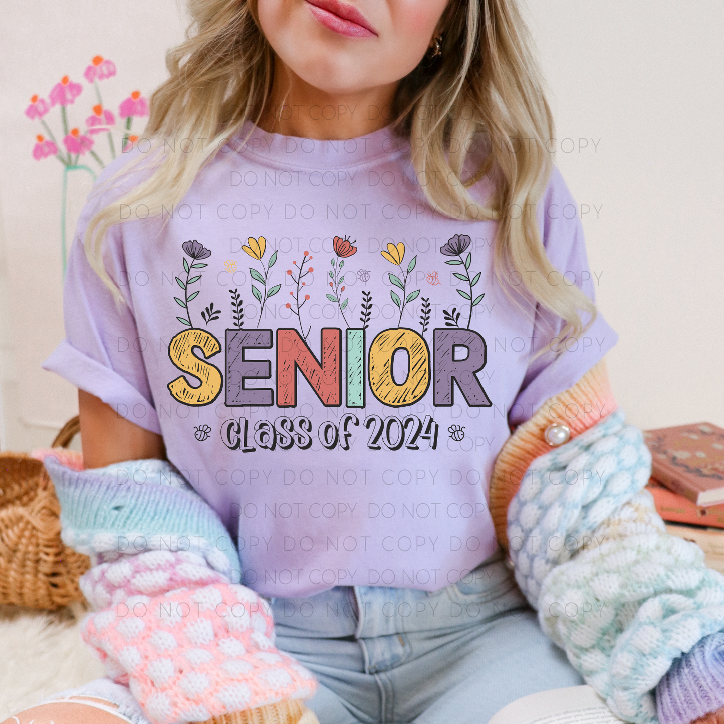 Senior Class Of 2024 Lilac Tee