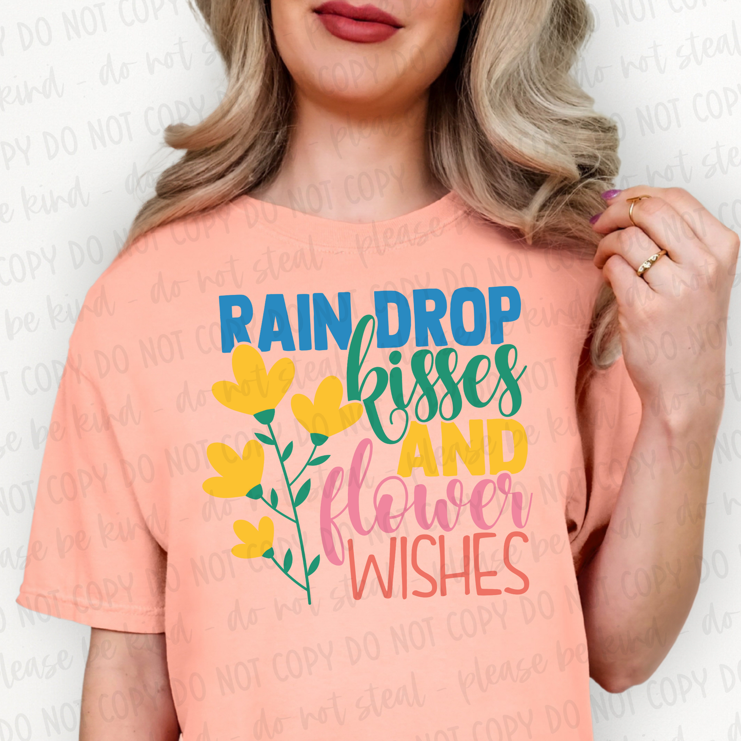 DTF TRANSFER Flower Wishes