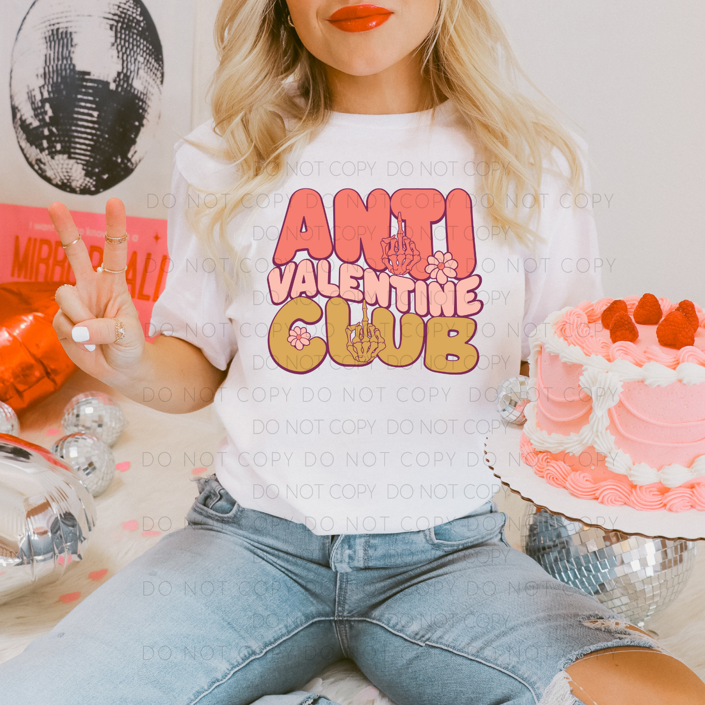 DTF TRANSFER Anti Valentine Club