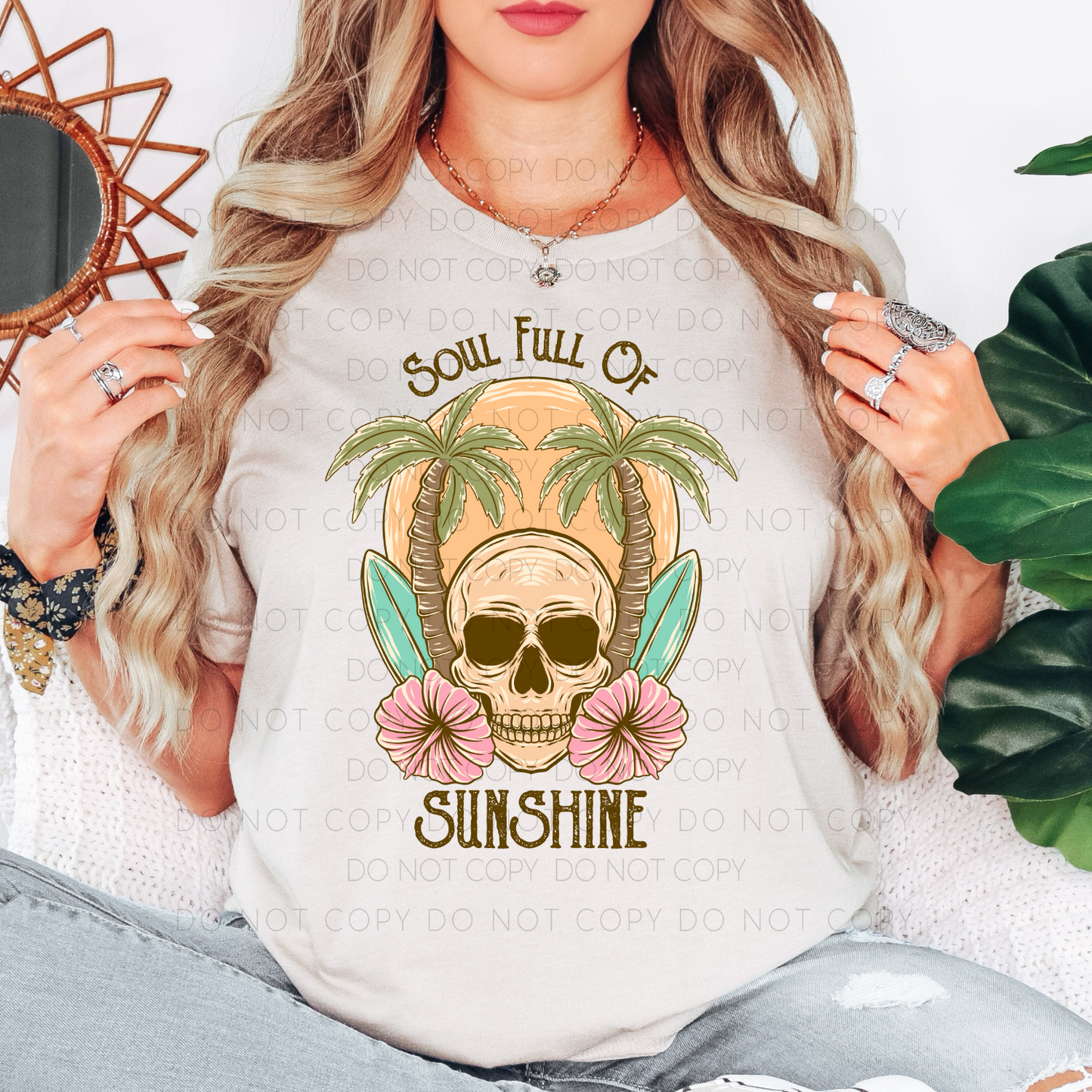 Soul Full Of Sunshine Heather Dust Tee