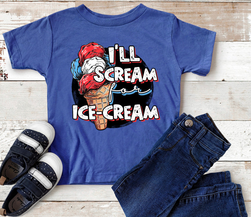 DTF TRANSFER RevelYOU I’ll scream for ice cream