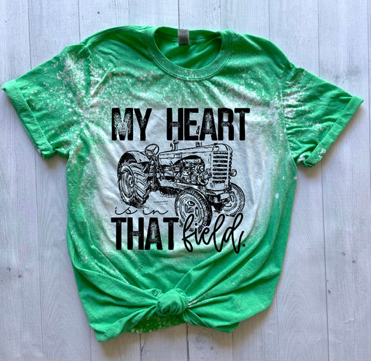 DTF TRANSFER RevelYOU My heart is in that field tractor