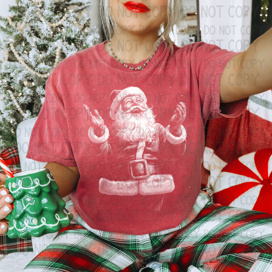 DTF TRANSFER Joy Santa