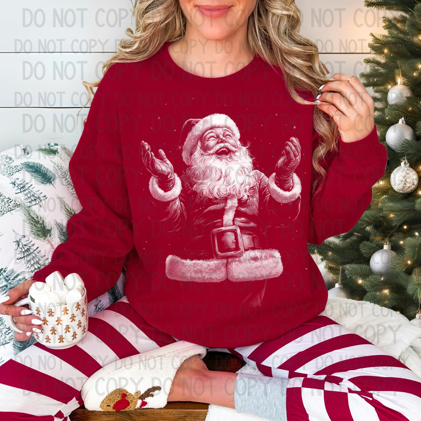 DTF TRANSFER Joy Santa