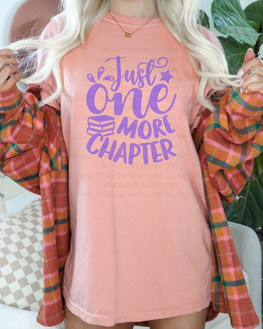 SPANGLES- Just One More Chapter - One Color - 5-7 business day turnaround time