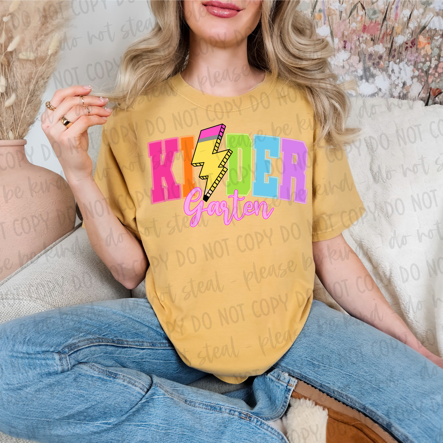DTF TRANSFER Neon Kindergarten