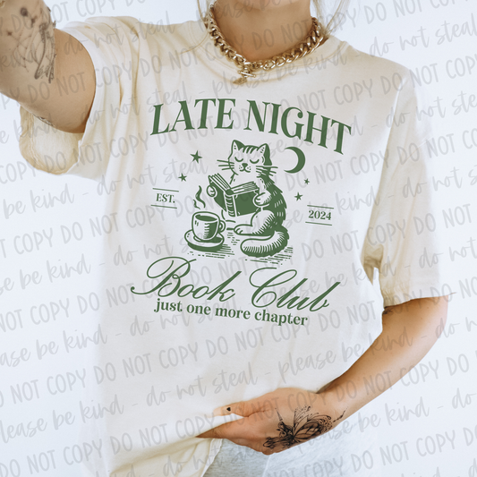 DTF TRANSFER Late Night Book Club