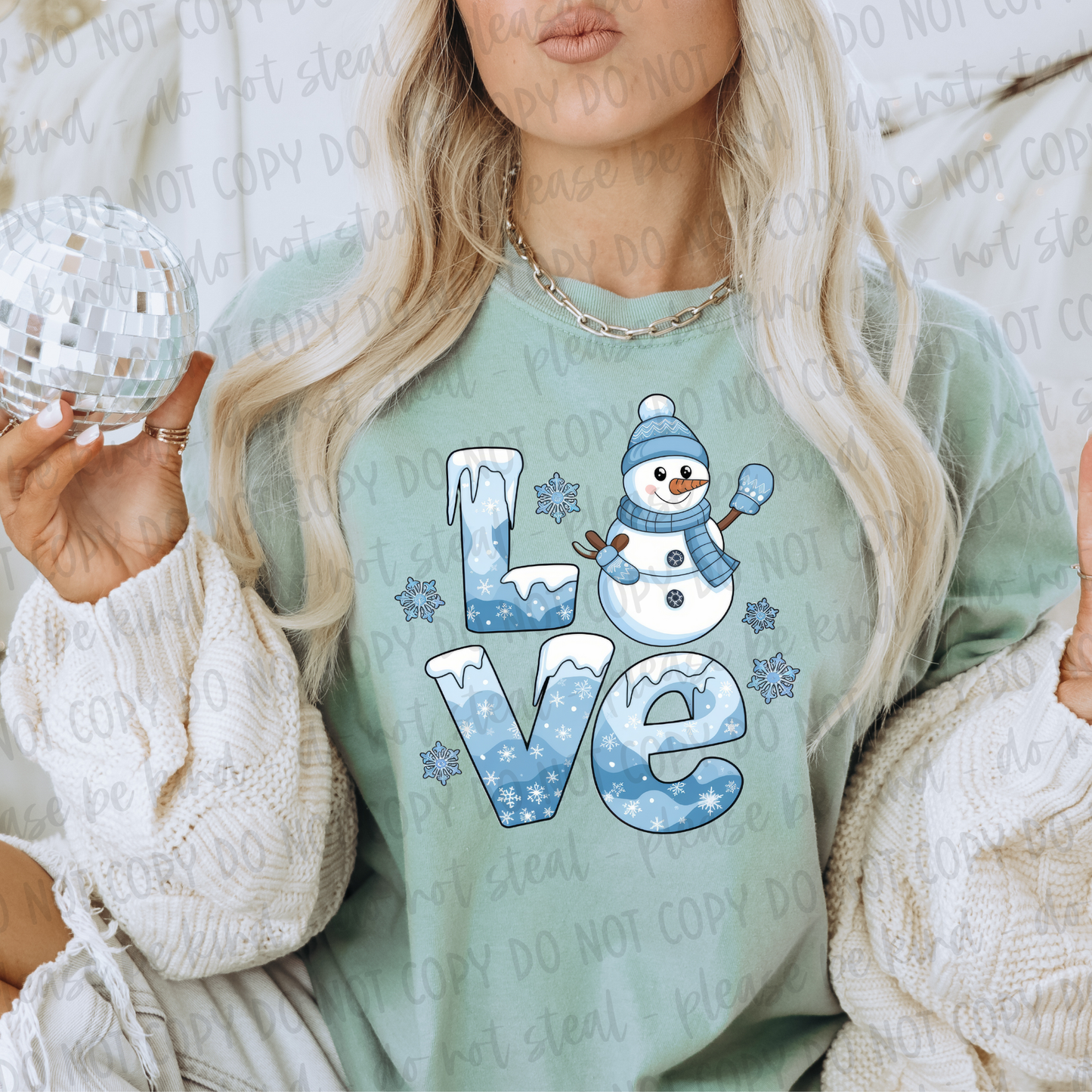 DTF TRANSFER Winter Love