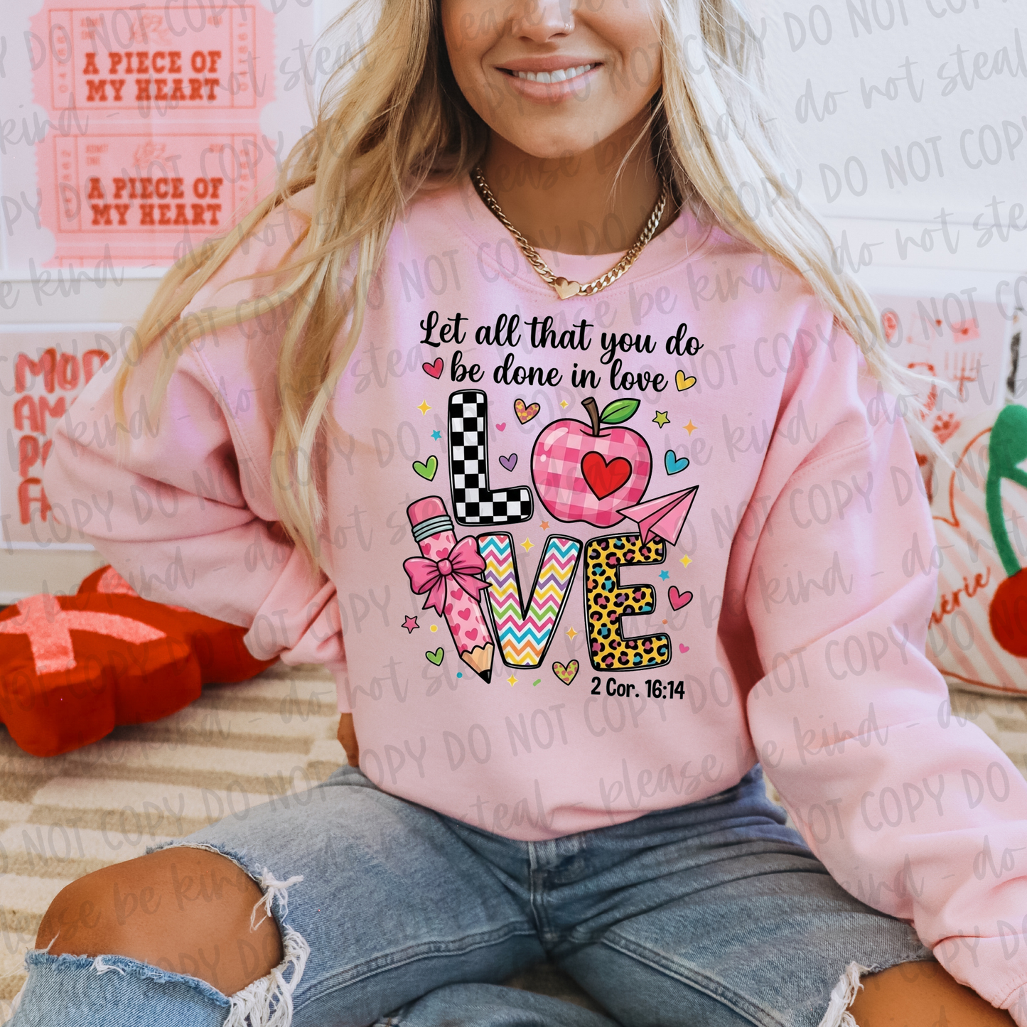 DTF TRANSFER Be Done In Love