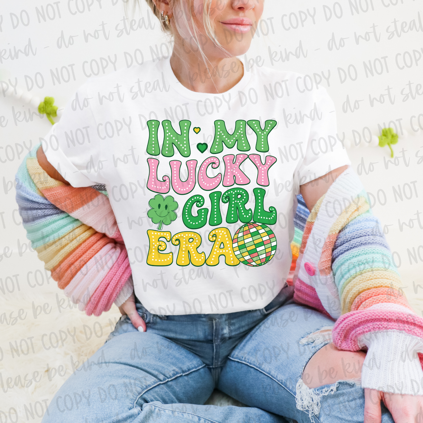 DTF TRANSFER In My Lucky Girl Era