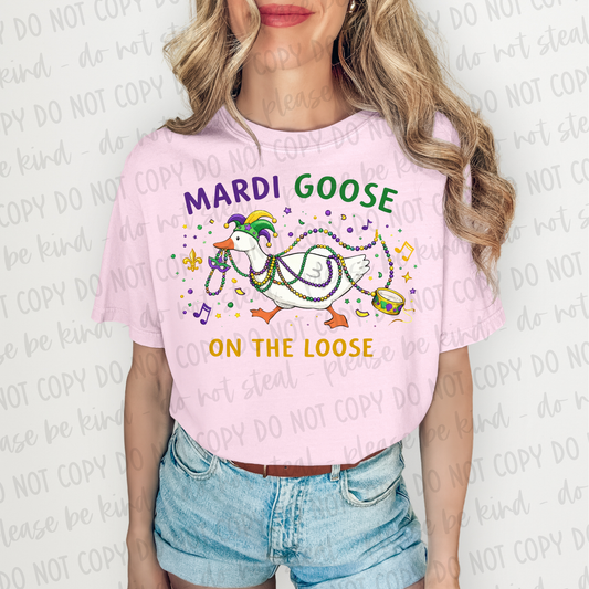 DTF TRANSFER Mardi Goose