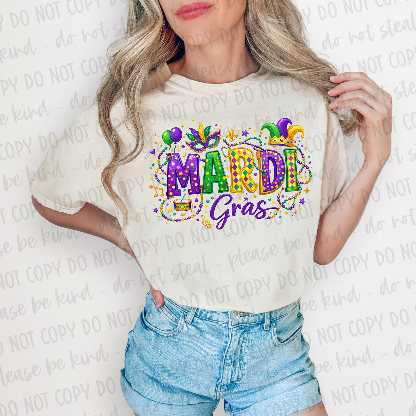 DTF TRANSFER Mardi Gras