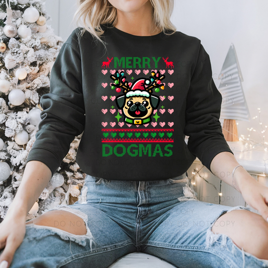 DTF TRANSFER Merry Dogmas