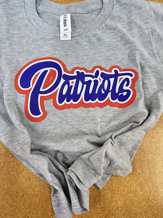 PATRIOTS RED WHITE AND BLUE