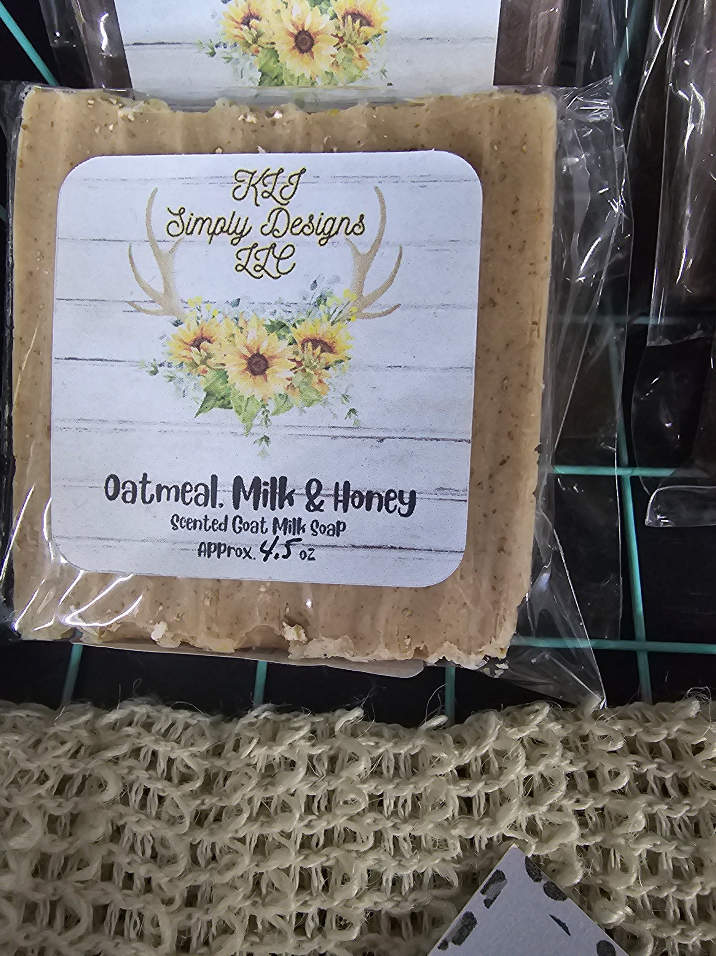 Goat milk soap oatmeal