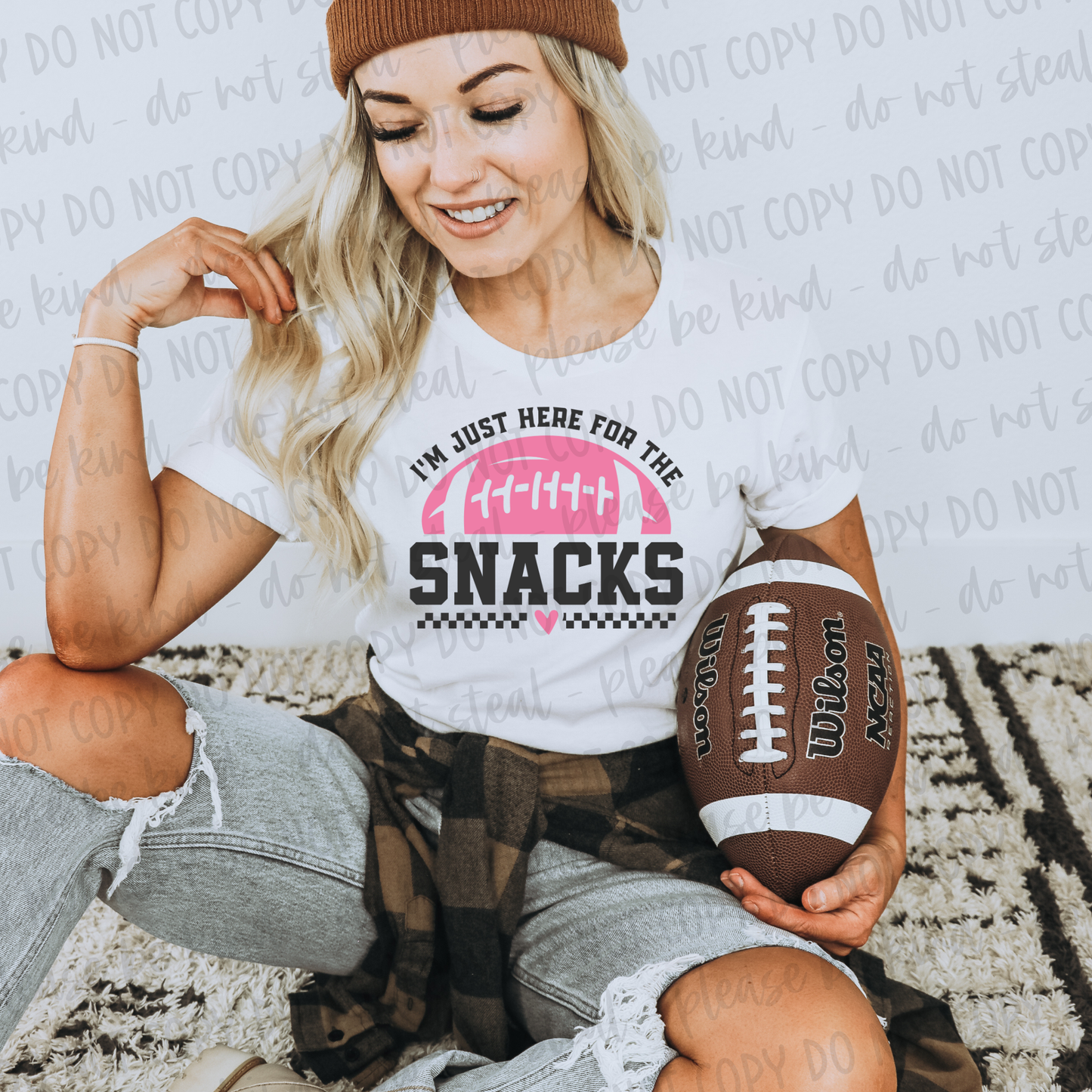 DTF TRANSFER I'm Just Here For The Snacks