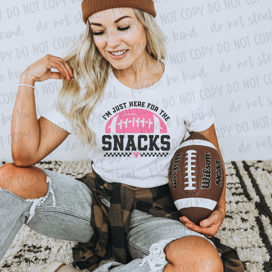 DTF TRANSFER I'm Just Here For The Snacks