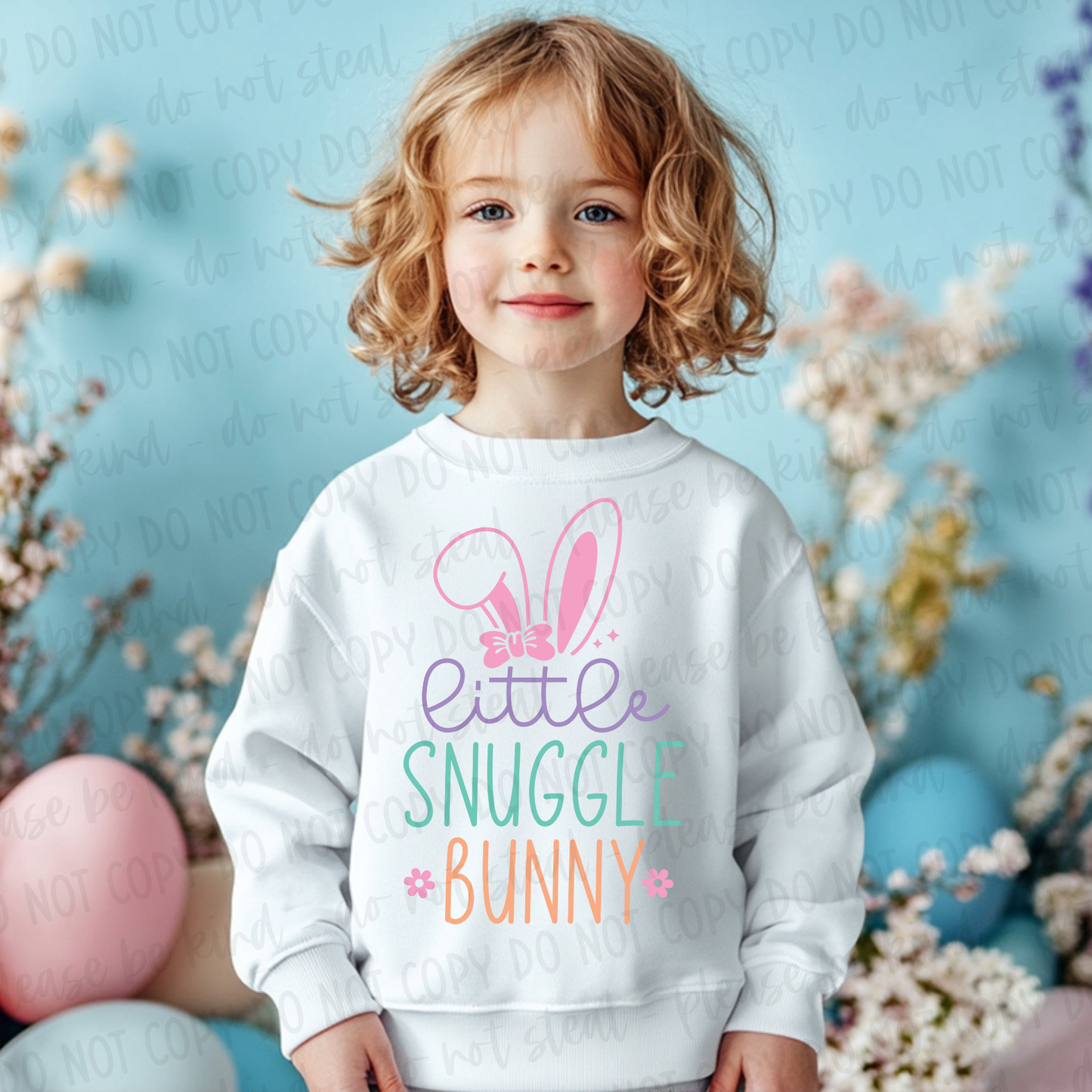 DTF TRANSFER Little Snuggle Bunny