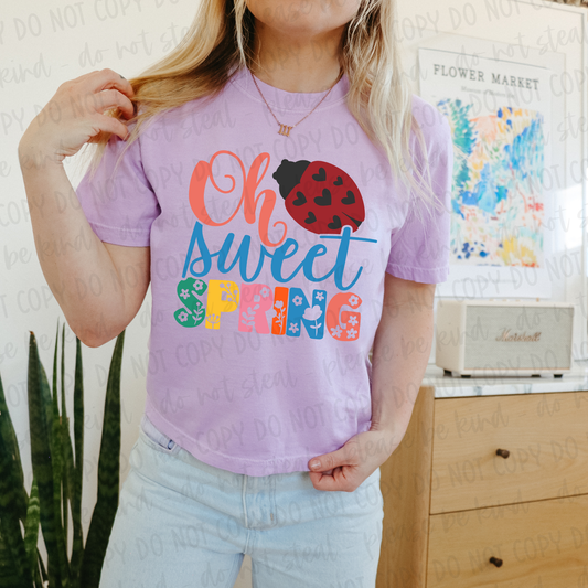 DTF TRANSFER Oh Sweet Spring