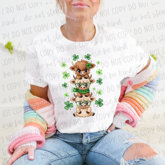 DTF TRANSFER St. Patrick's Cows