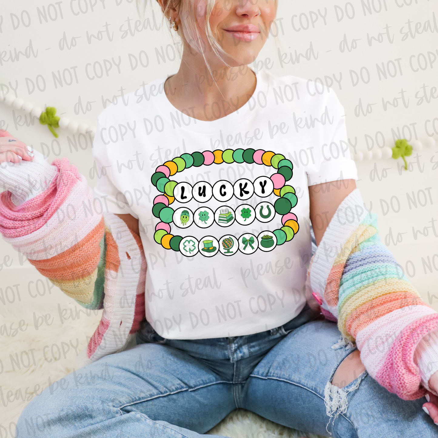 DTF TRANSFER St. Patrick's Friendship Bracelet