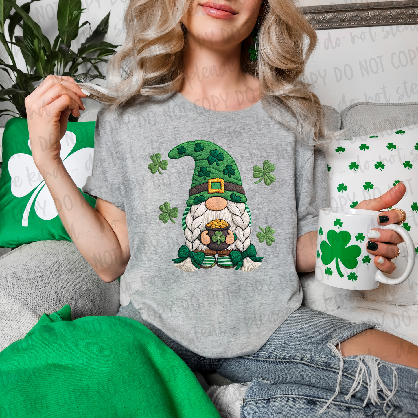 DTF TRANSFER St. Patrick's Gnome