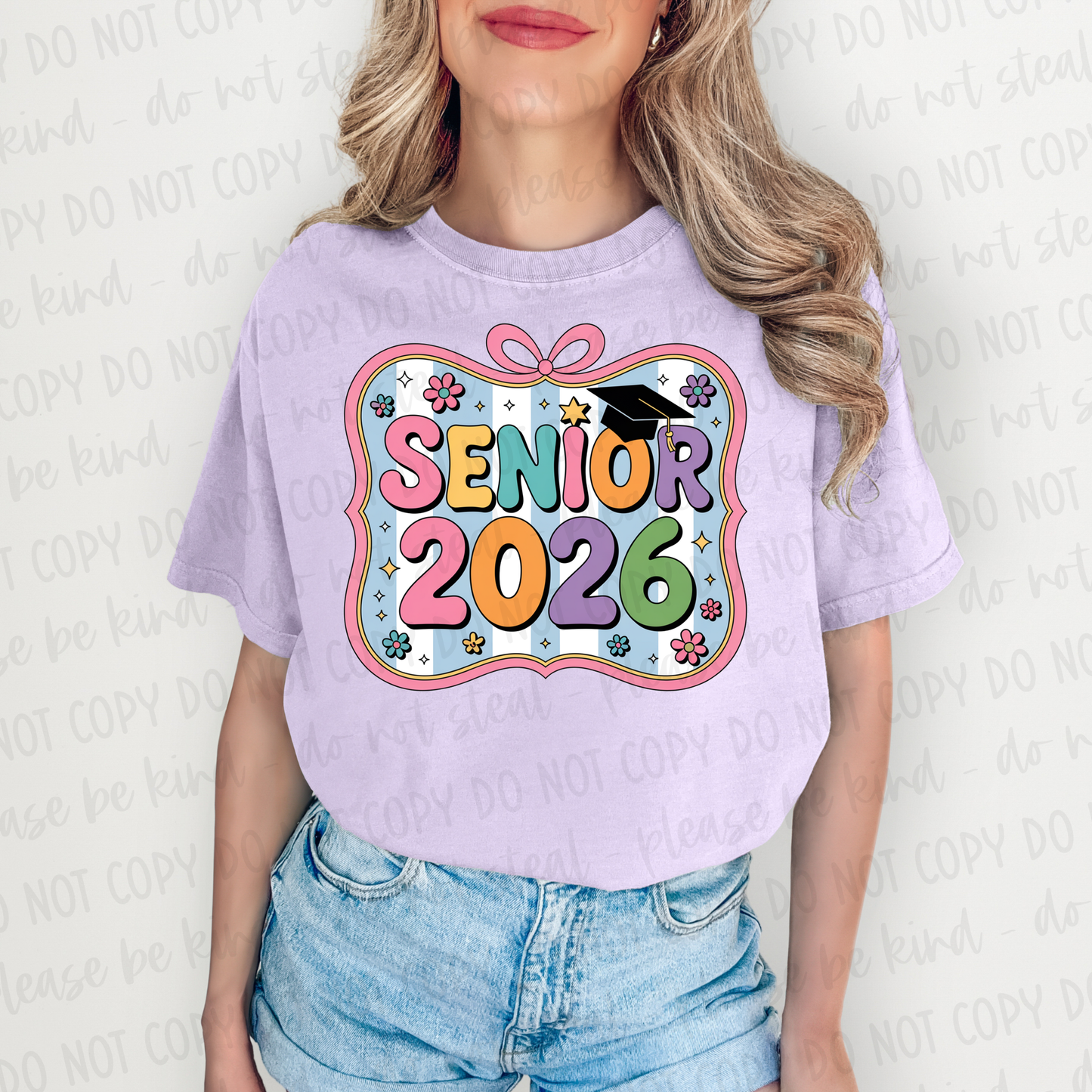 DTF TRANSFER Striped Senior