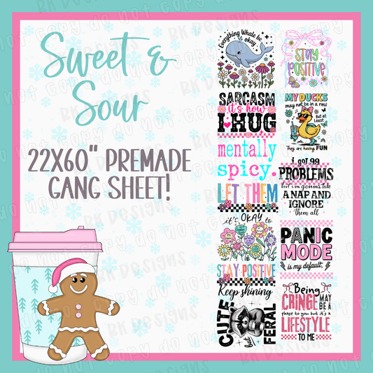 PREMADE GANG SHEET-SWEET & SOUR 22x60