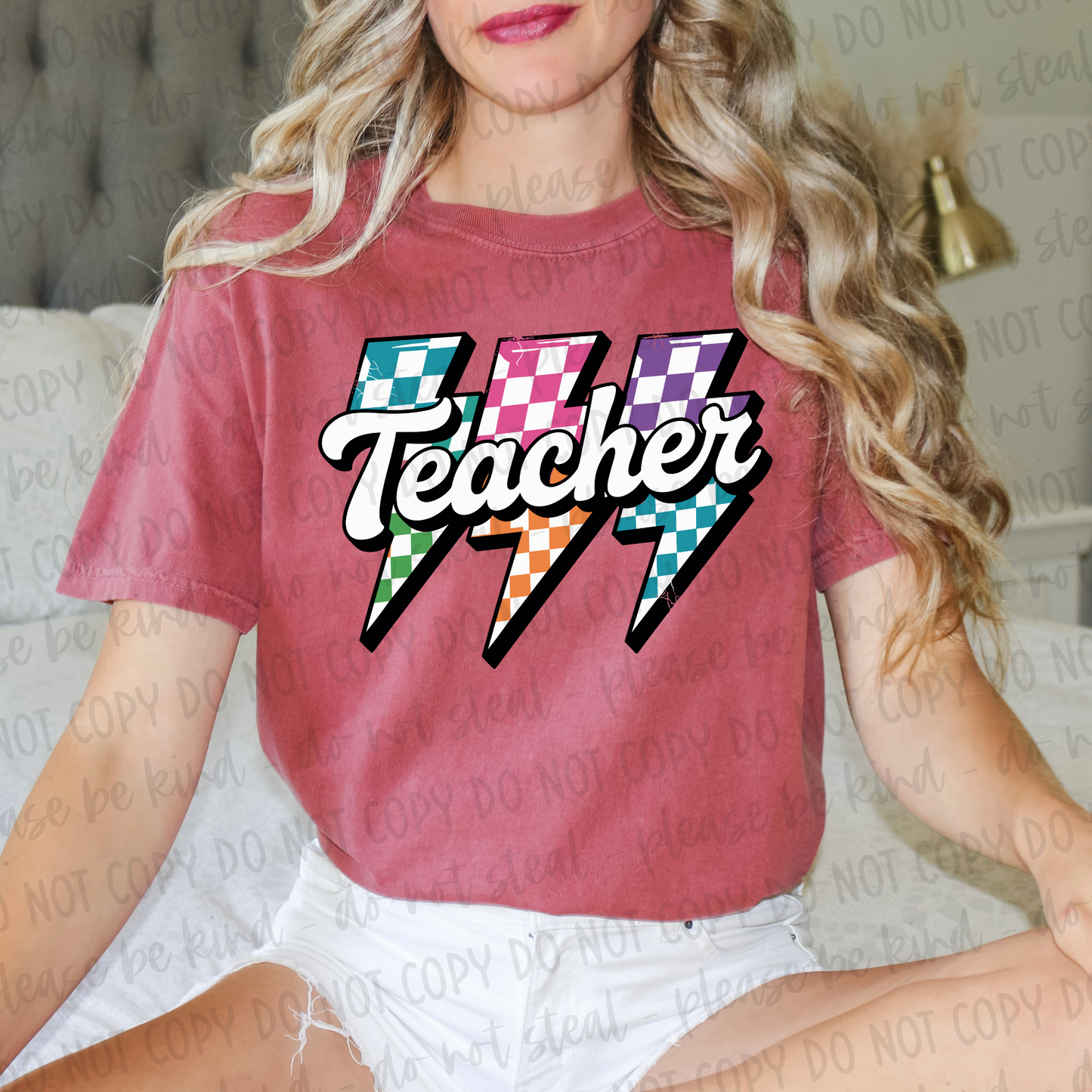 DTF TRANSFER Teacher Bolts