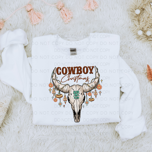 DTF TRANSFER Cowboy Christmas