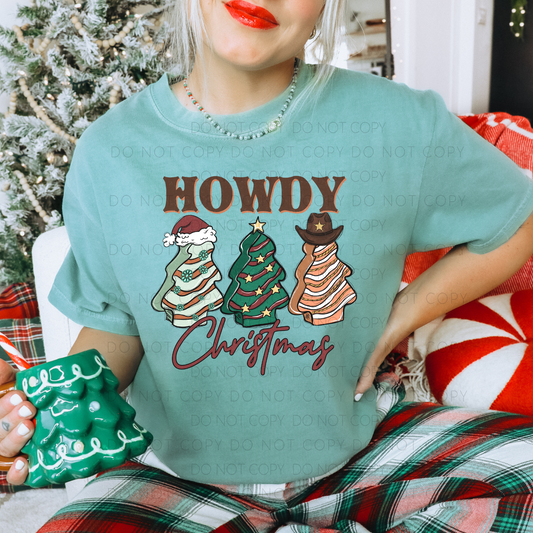 DTF TRANSFER Howdy Christmas