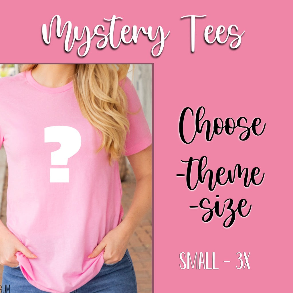 Mystery Tees (You pick size & theme)
