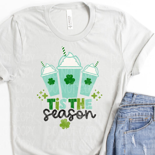 Tis The Season (Shamrock Shakes) Silver Tee