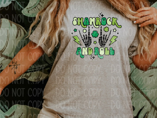 DTF TRANSFER Shamrock & Roll