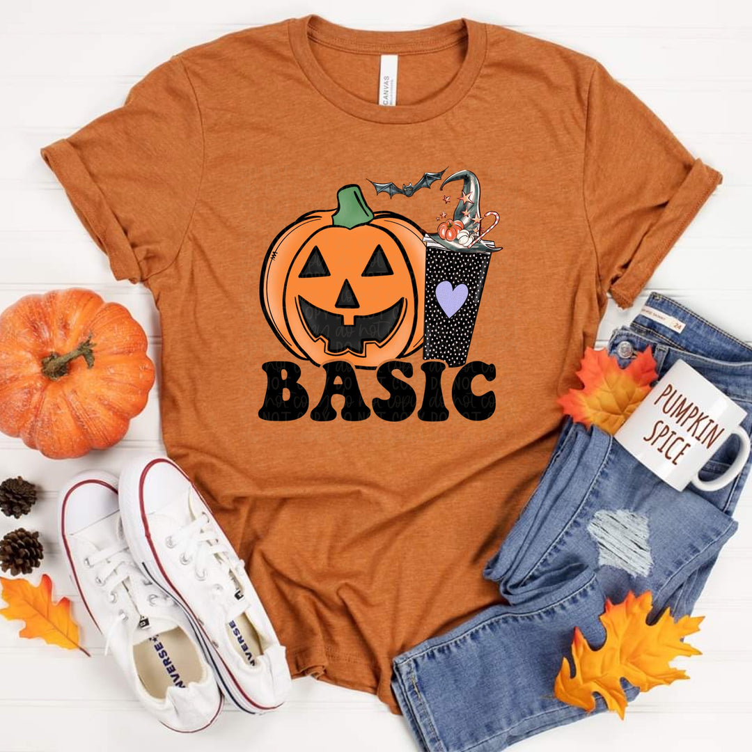 DTF TRANSFER Basic Witch Pumpkin Tumbler