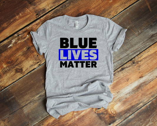DTF TRANSFER Blue Lives Matter