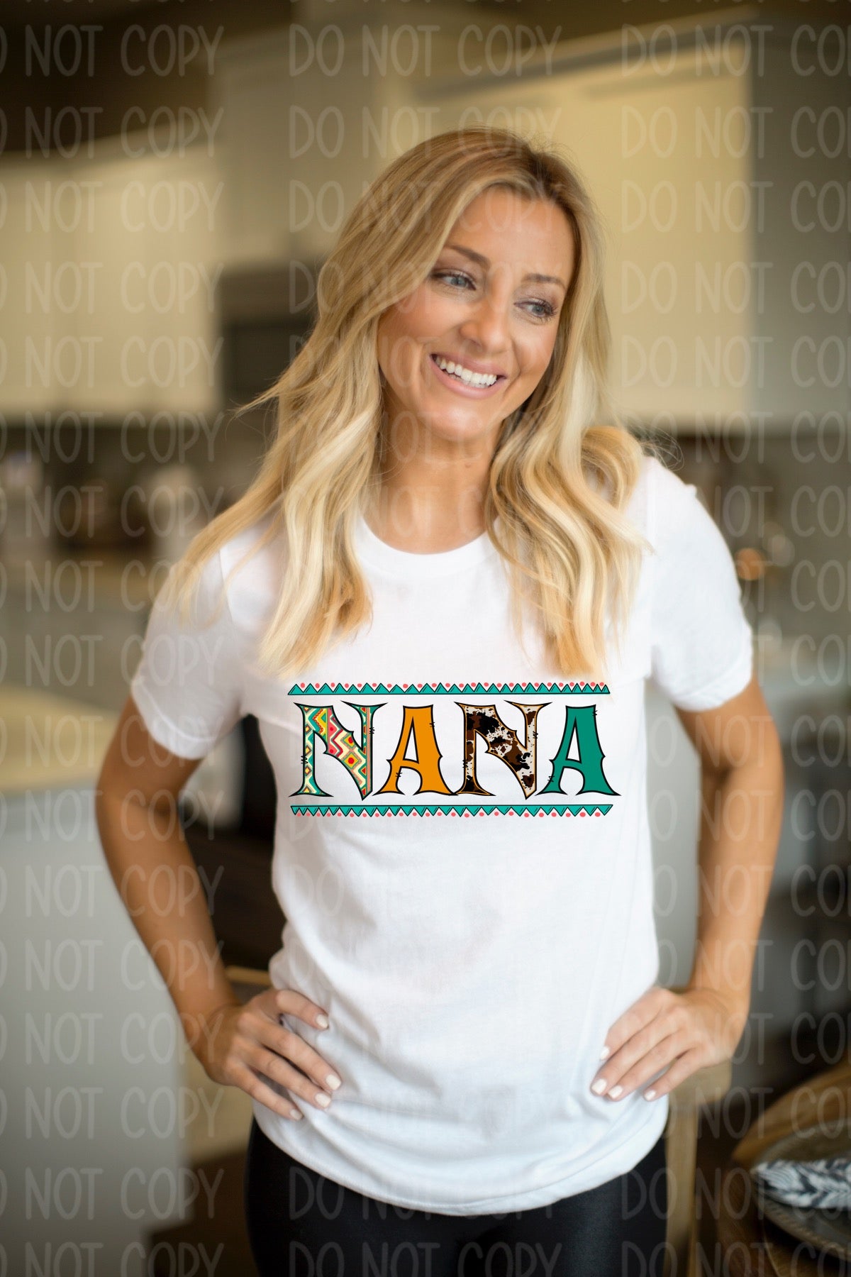 Nana Western White Tee