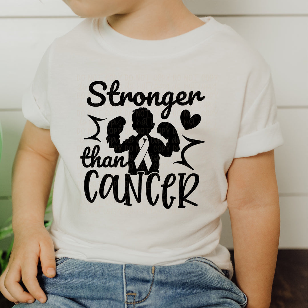 DTF TRANSFER Stronger Than Cancer Childhood Cancer Awareness