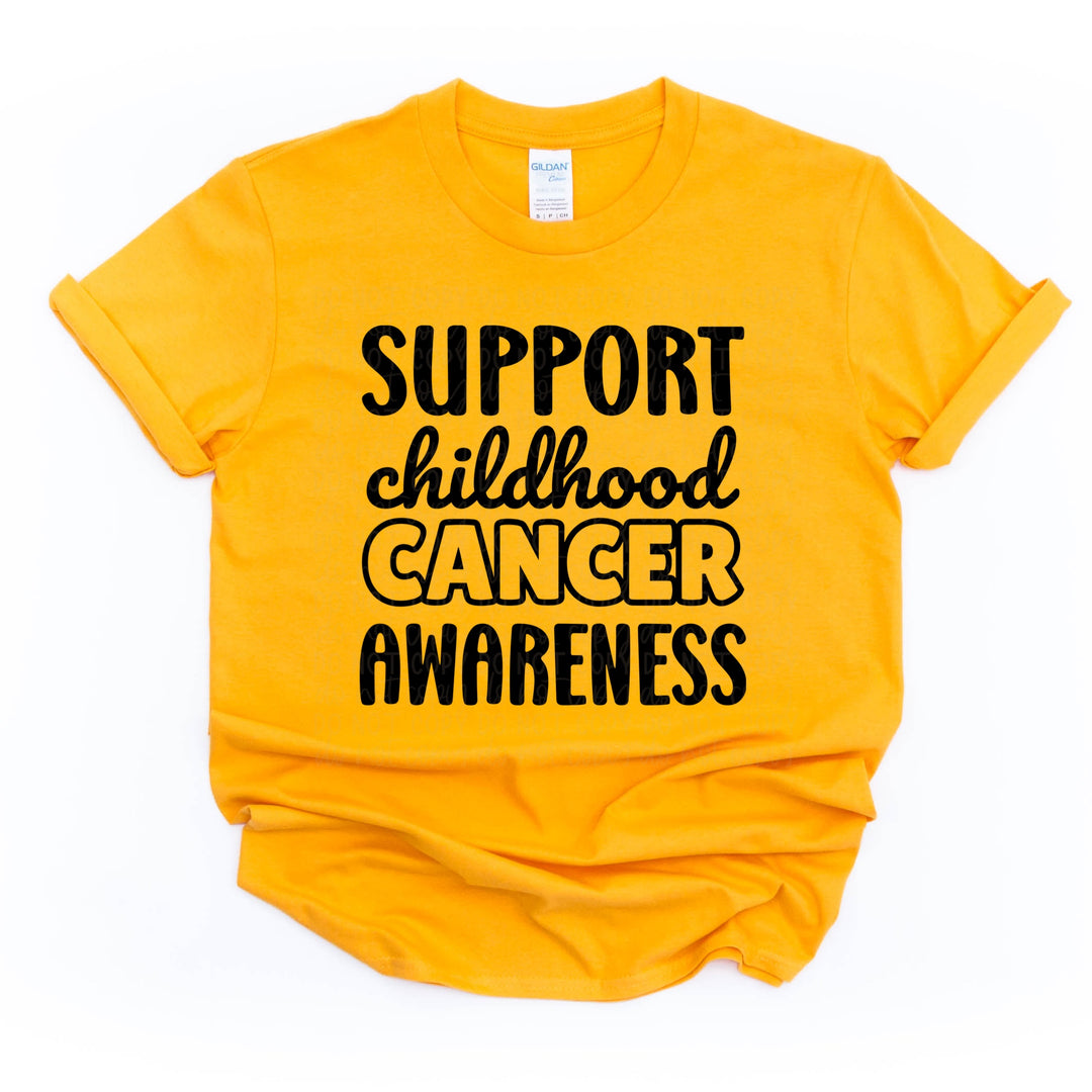DTF TRANSFER Support Childhood Cancer Awareness